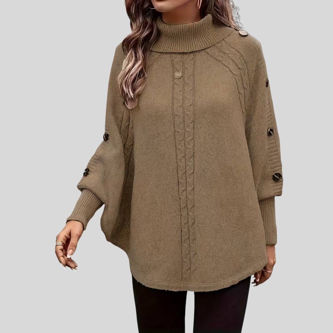 Norelle | High-Neck Cable-Knit Jumper