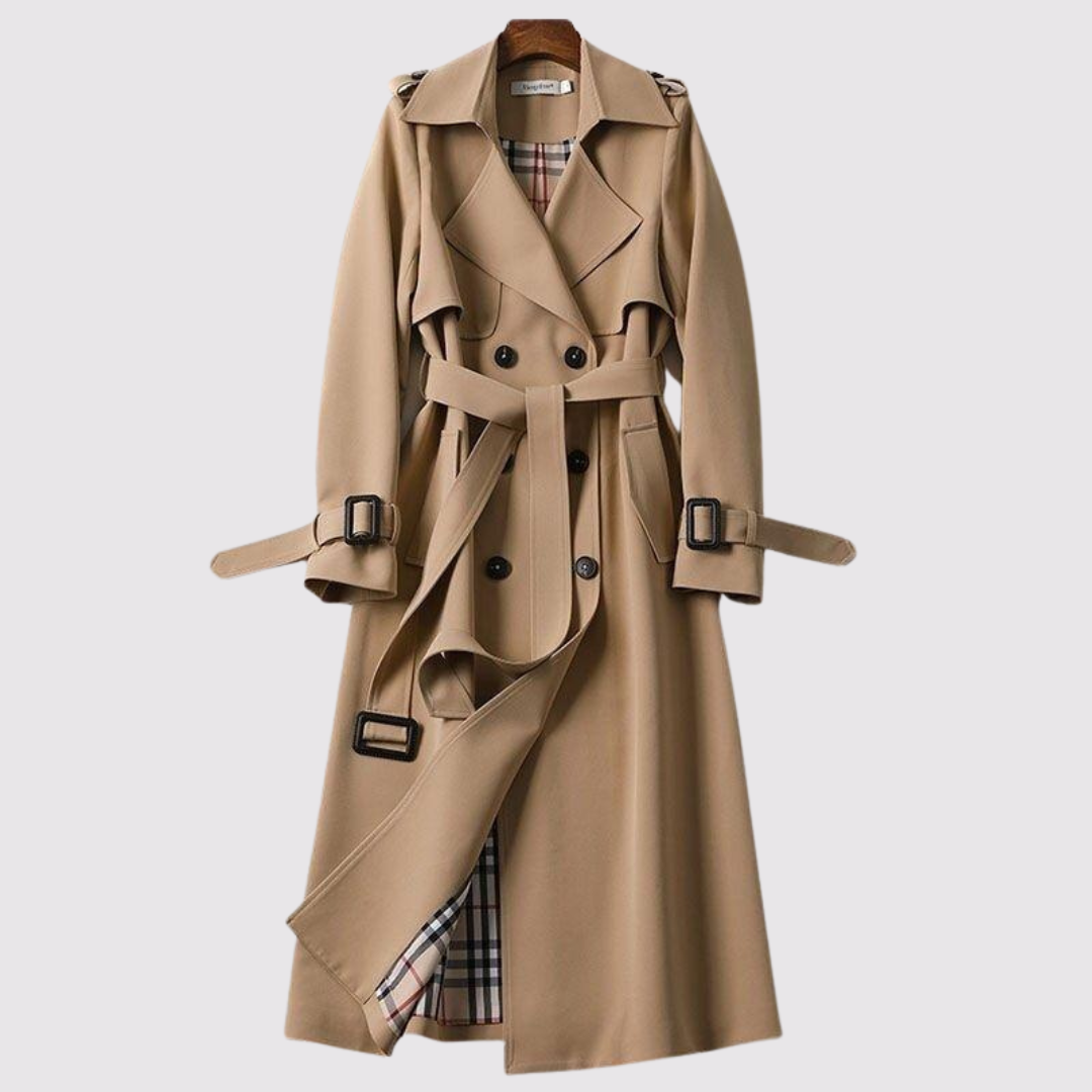 Lauren | Long Belted Trench Coat