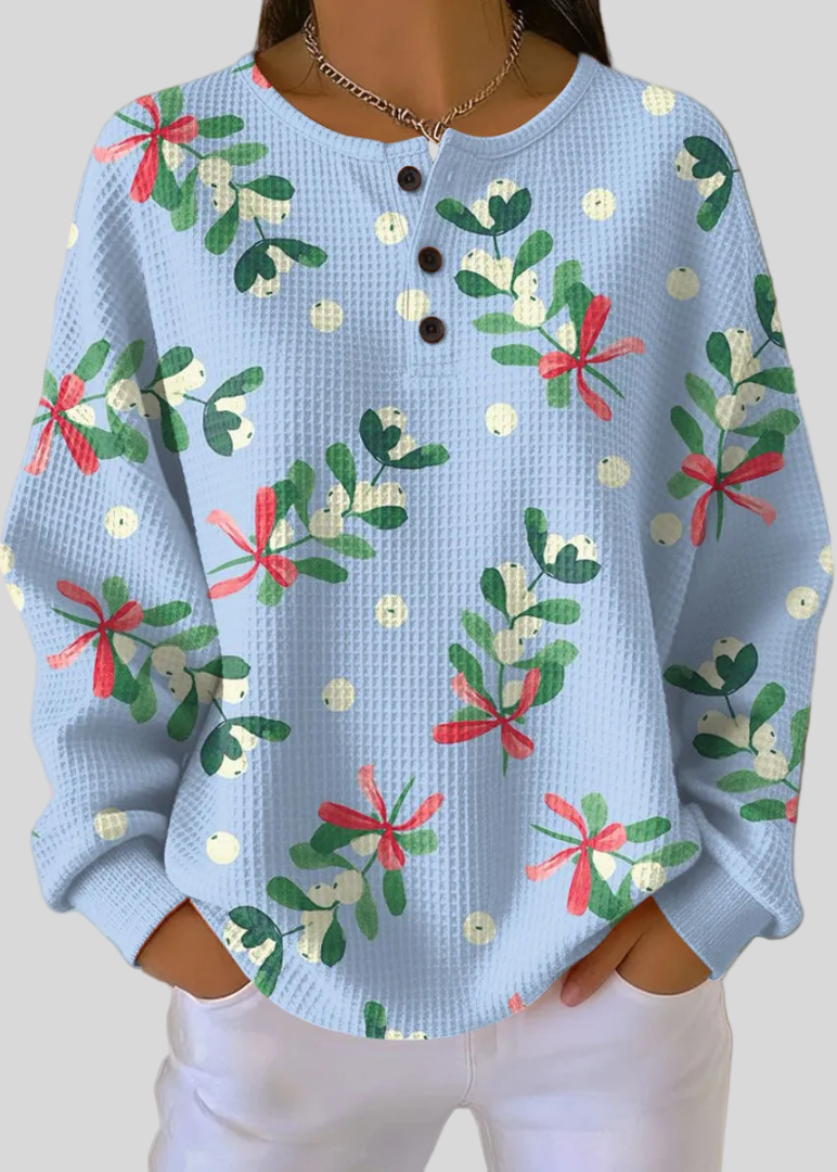 Ada | Christmas Print Sweatshirt