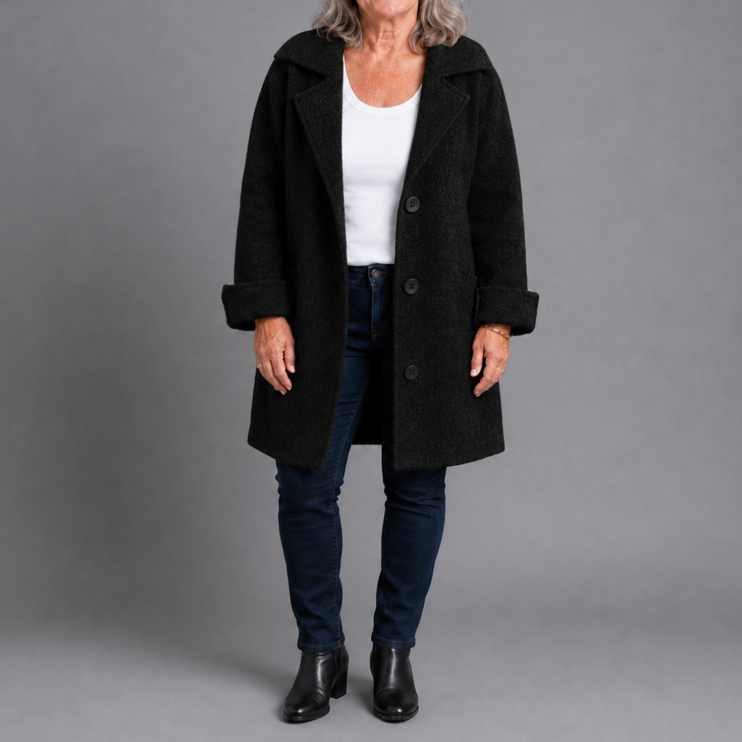 GWENDOLEN | BUTTONED COAT WITH POCKETS