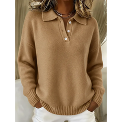 Nerissa | Polo Collar Comfort Jumper