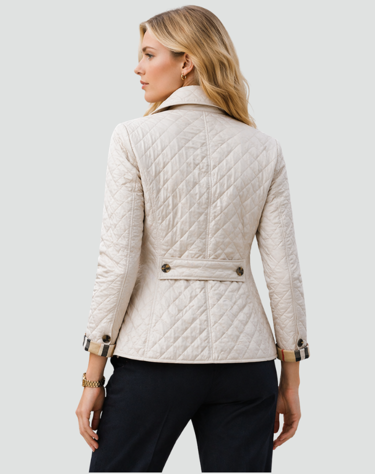 Kyra | Button-Front Quilted Jacket