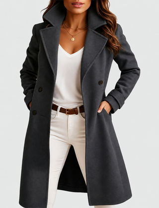 Blanche | Tailored Long Lapel Coat
