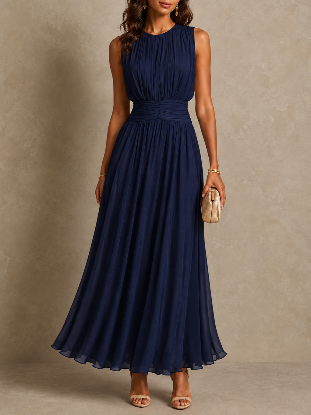 Chayna | Sleeveless Midi Dress