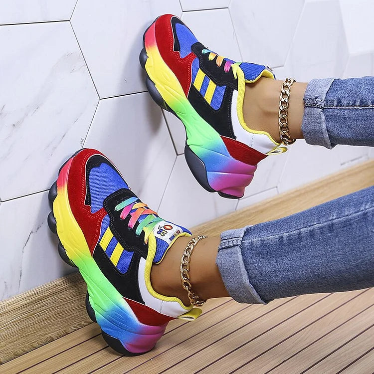 Isolina | Colourful Comfort Trainers