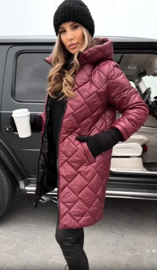 Anna | Quilted Hooded Winter Jacket