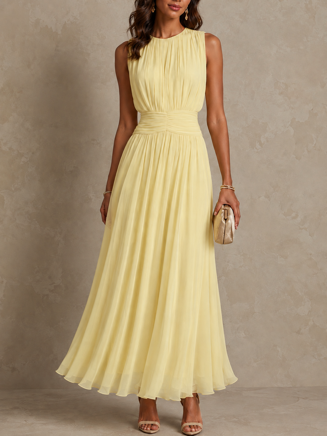 Chayna | Sleeveless Midi Dress