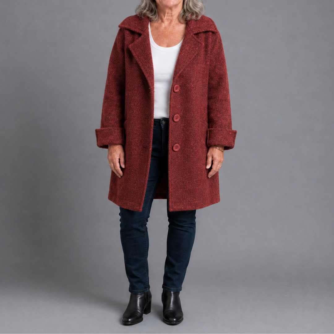GWENDOLEN | BUTTONED COAT WITH POCKETS