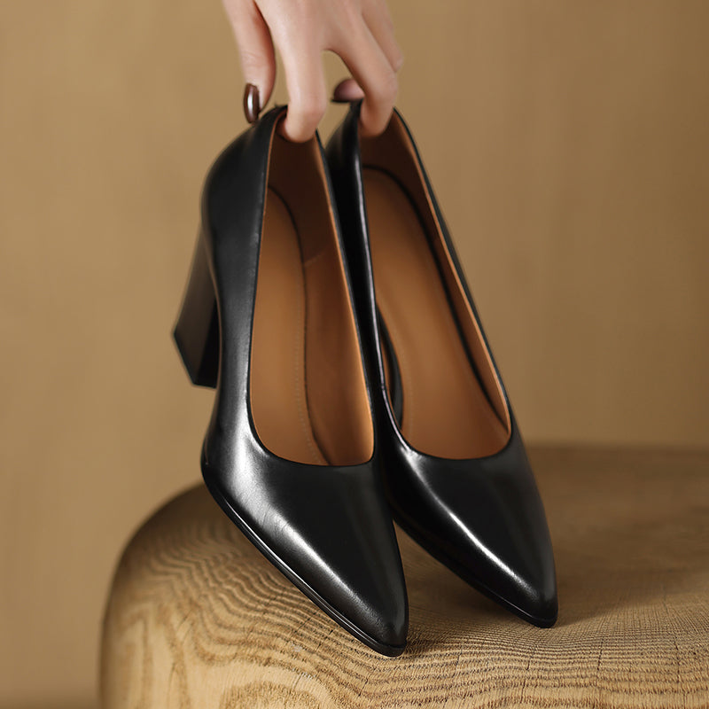 Zella | Leather-Look Heels