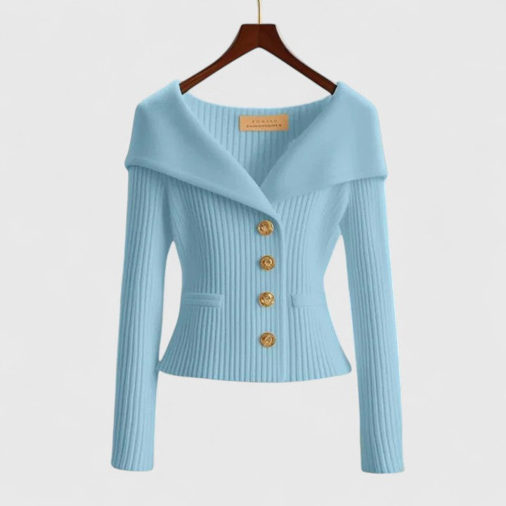 Liza | Wide-Collar Gilet