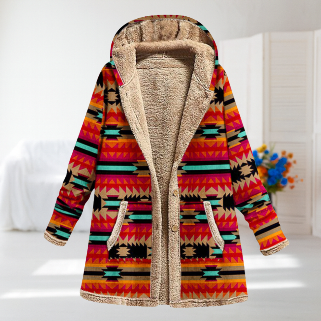 Odelia | Orange Mid-Season Jacket