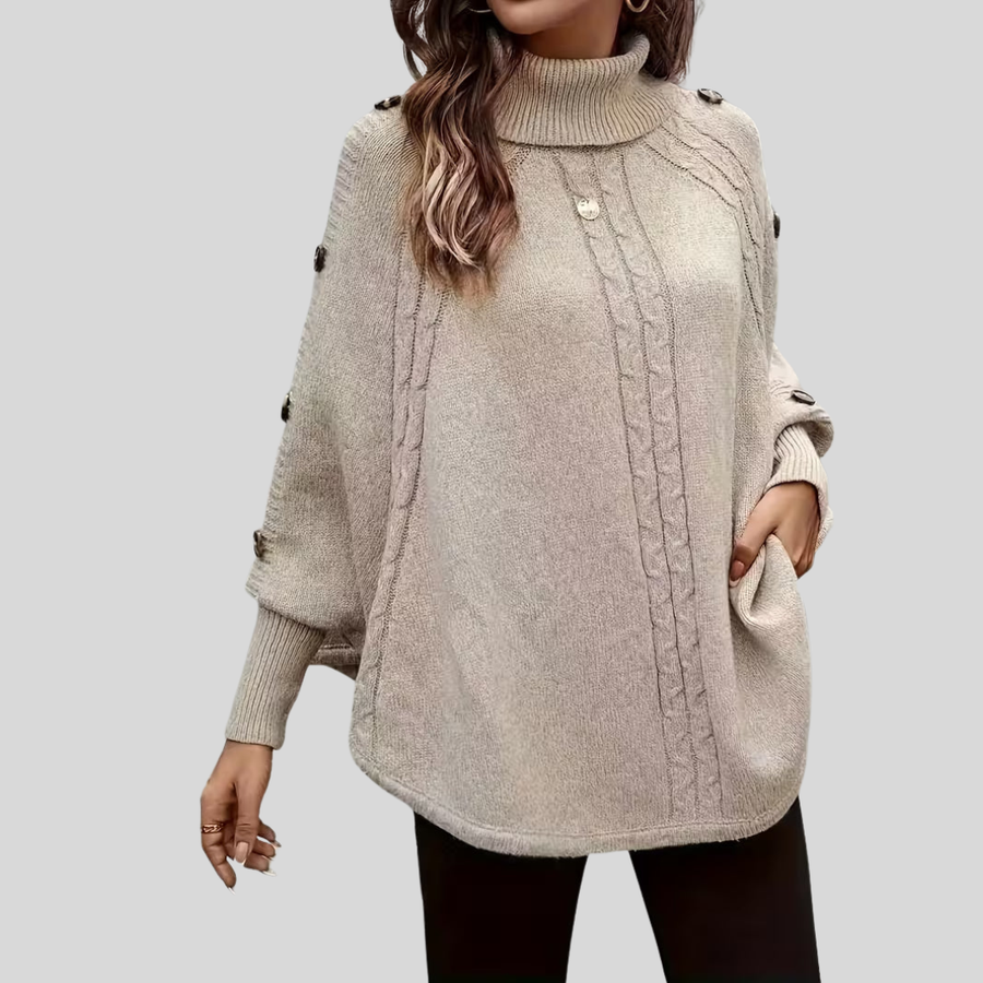 Norelle | High-Neck Cable-Knit Jumper