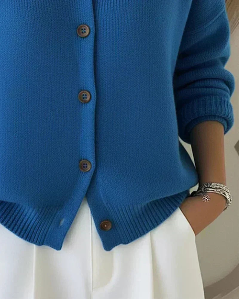 Vespera | Collared Button Cardigan
