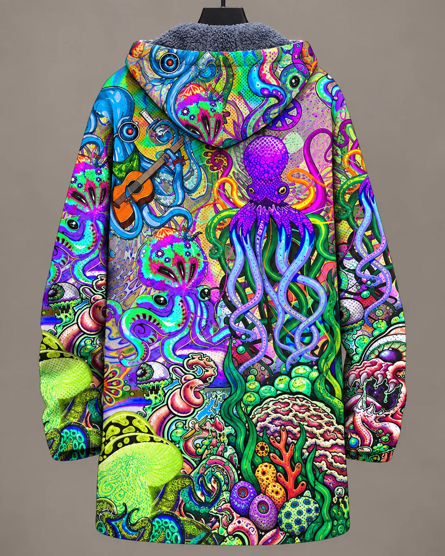 Marina | Ocean Art Hooded Jacket