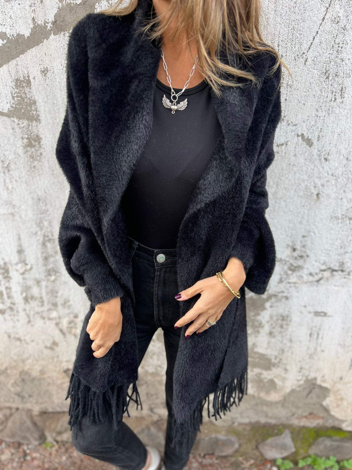Susan | Elegant Sleeved Wrap