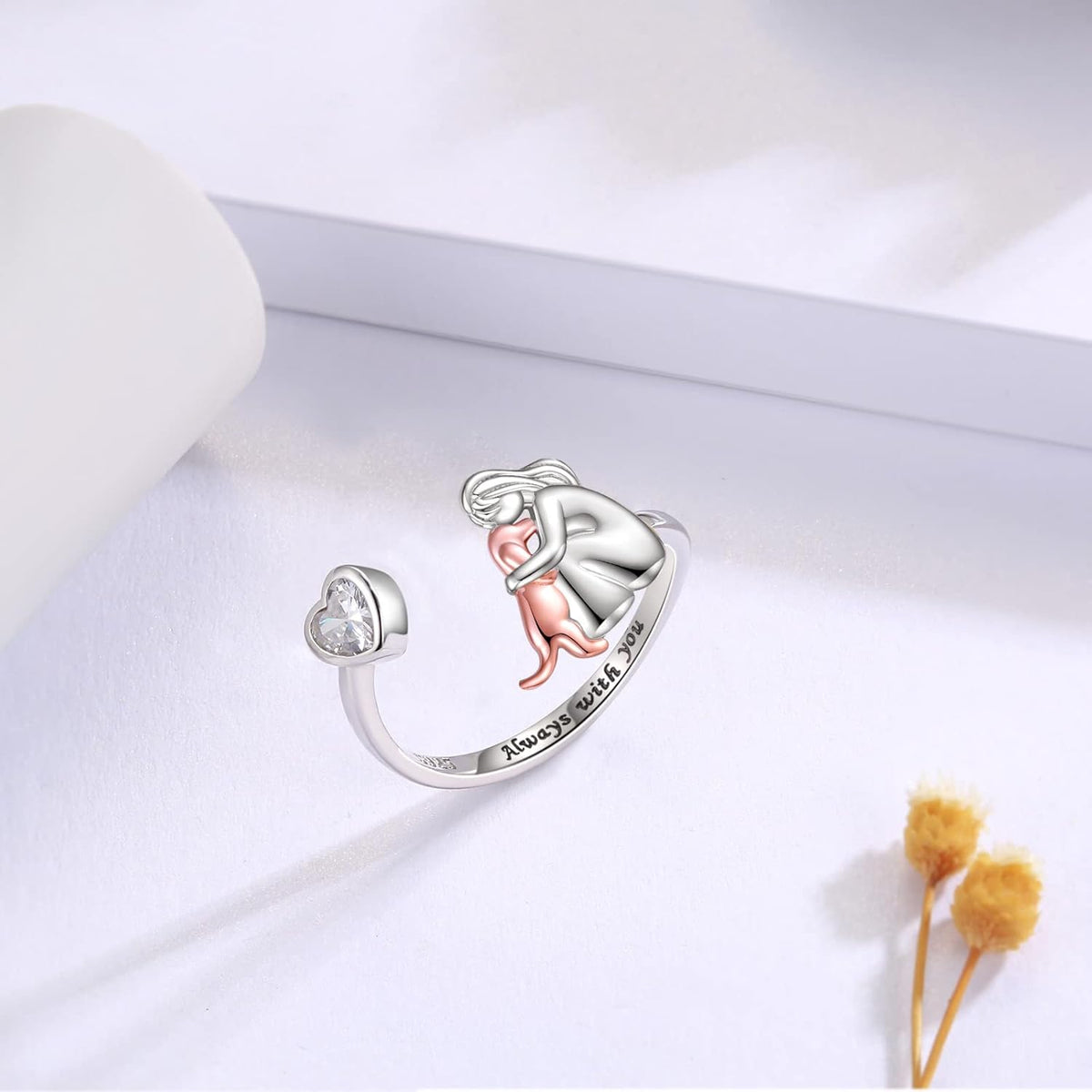 ELDIT | DOG ICON RING (PINK)