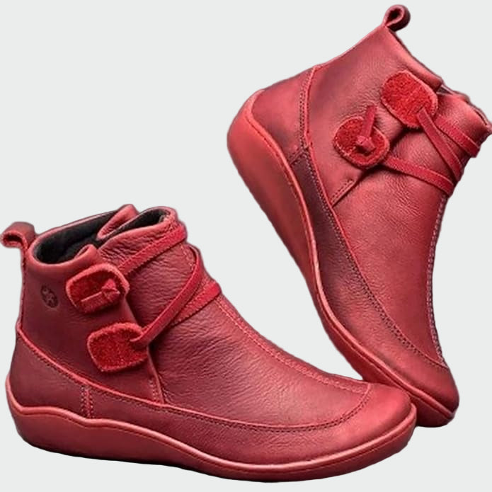 Cristiana | Leather-Look Ankle Boots