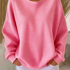 Nyla | Relaxed Waffle Jumper