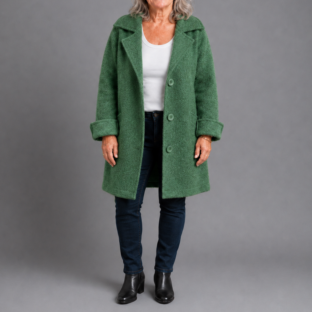 GWENDOLEN | BUTTONED COAT WITH POCKETS