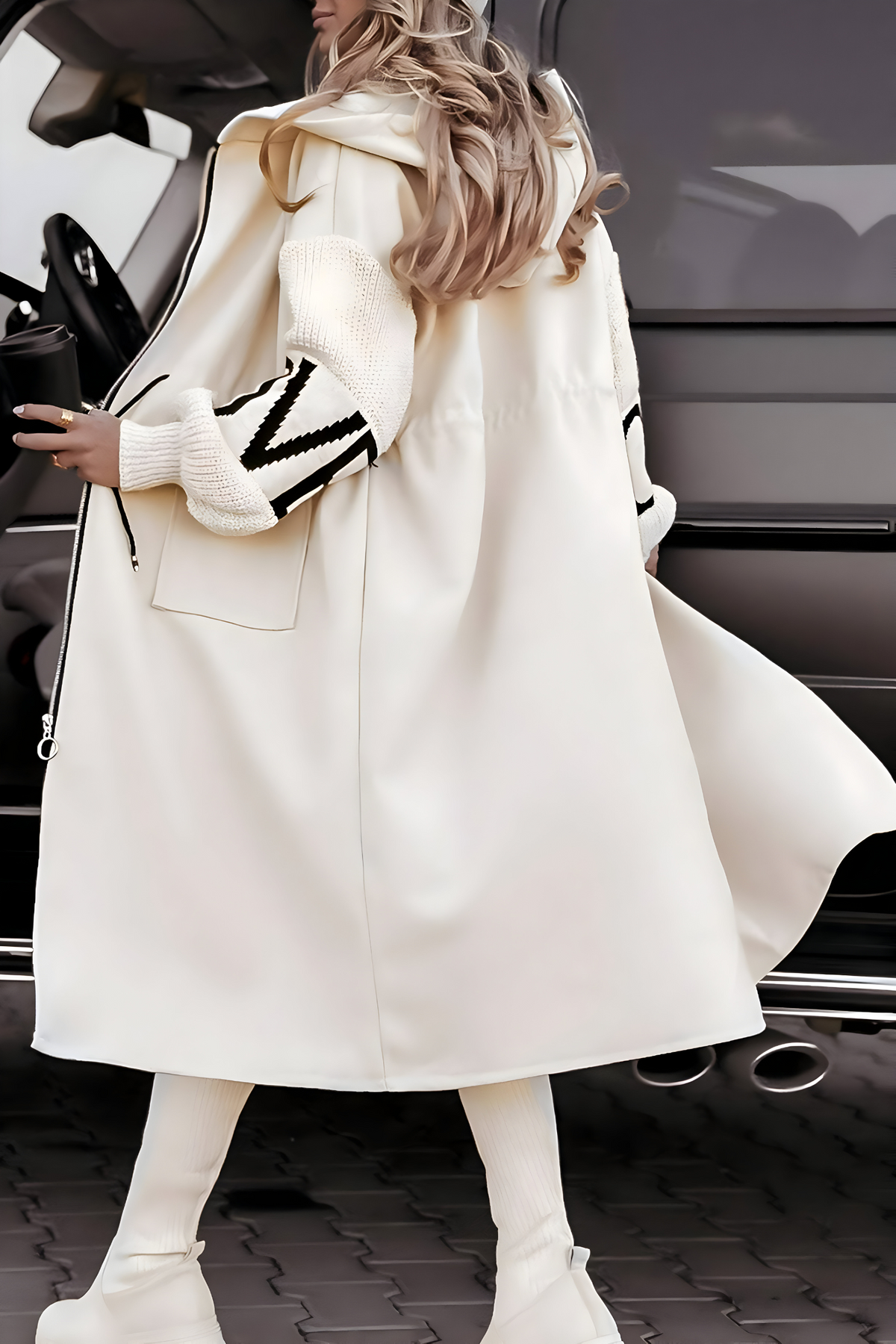 Elena | Hooded Zip Coat