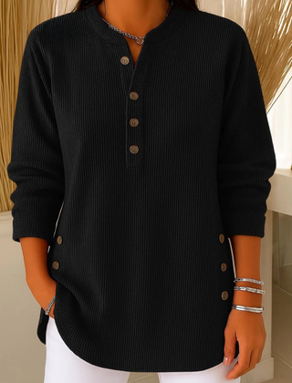 Neva | Ribbed Henley Tunic