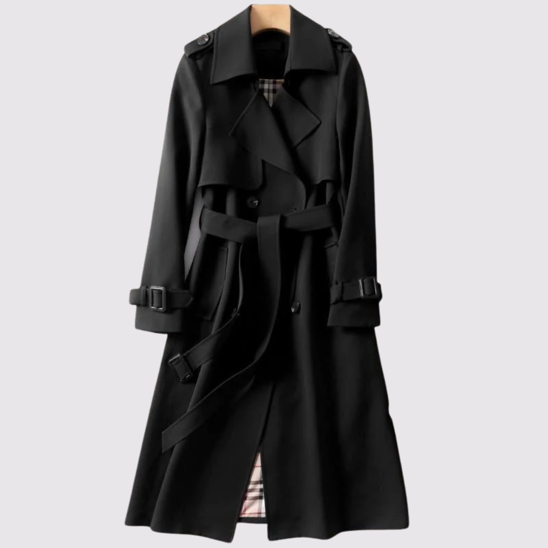 Lauren | Long Belted Trench Coat