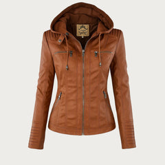 Sveva | Classic Vegan Leather Jacket