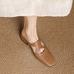 Dessa | Leather-Look Mules