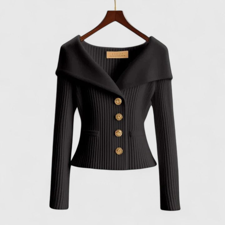 Liza | Wide-Collar Gilet