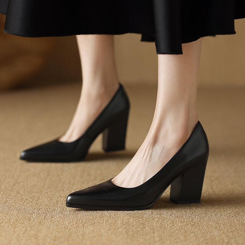 Zella | Leather-Look Heels