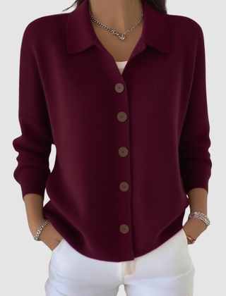Millie | Button-Up Collared Cardigan
