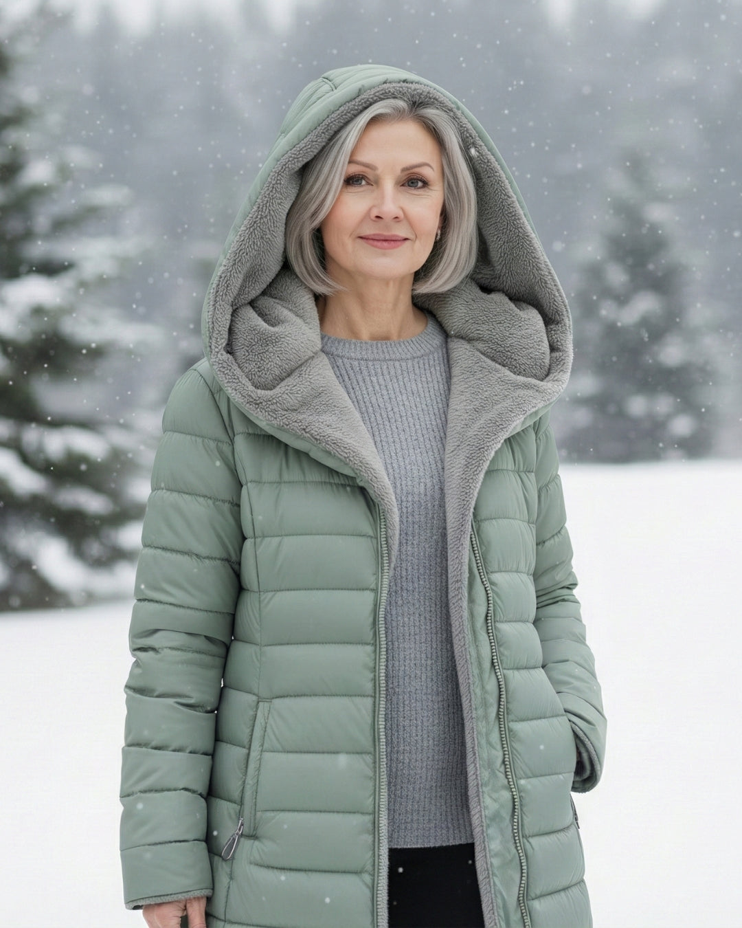 Georgina | Fleece-Lined Puffer Coat