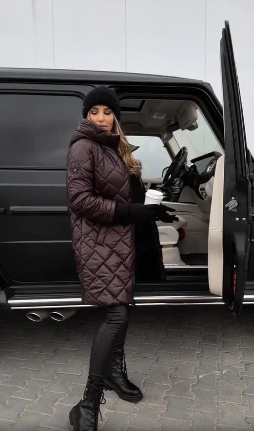 Anna | Quilted Hooded Winter Jacket