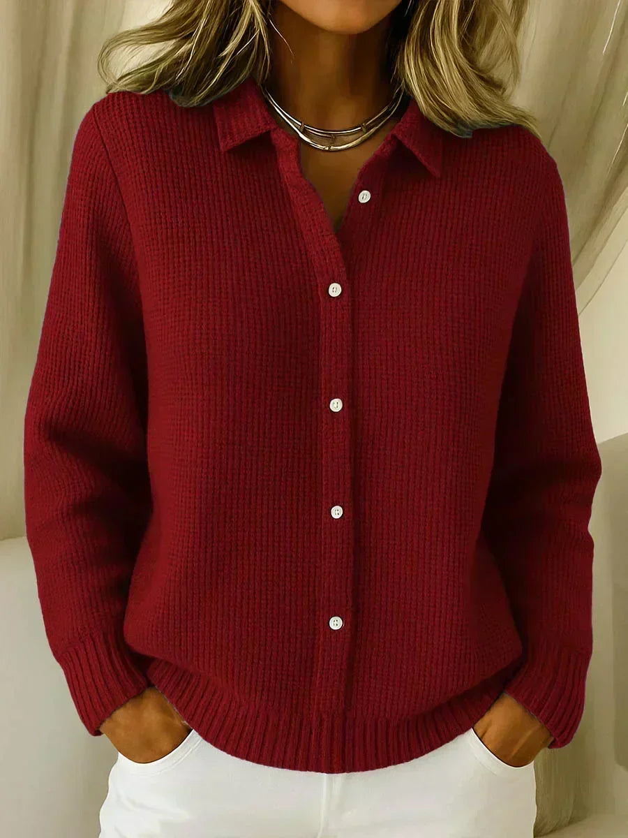 Rachele | Textured Button Cardigan