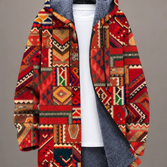 Camille | Modern Patchwork Hooded Jacket