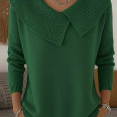 Sunnora | Wide Collar Jumper
