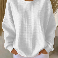 Nyla | Relaxed Waffle Jumper