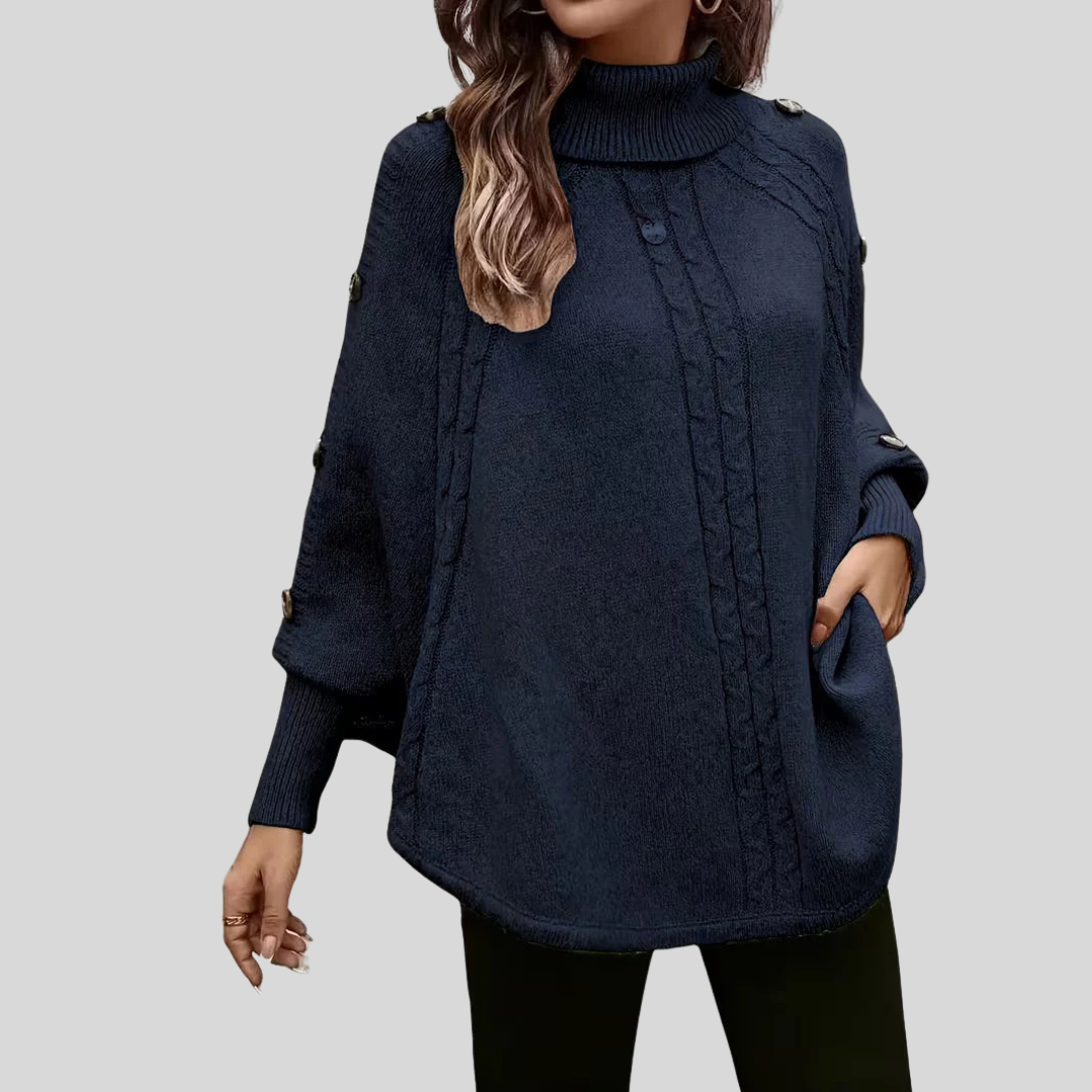 Norelle | High-Neck Cable-Knit Jumper