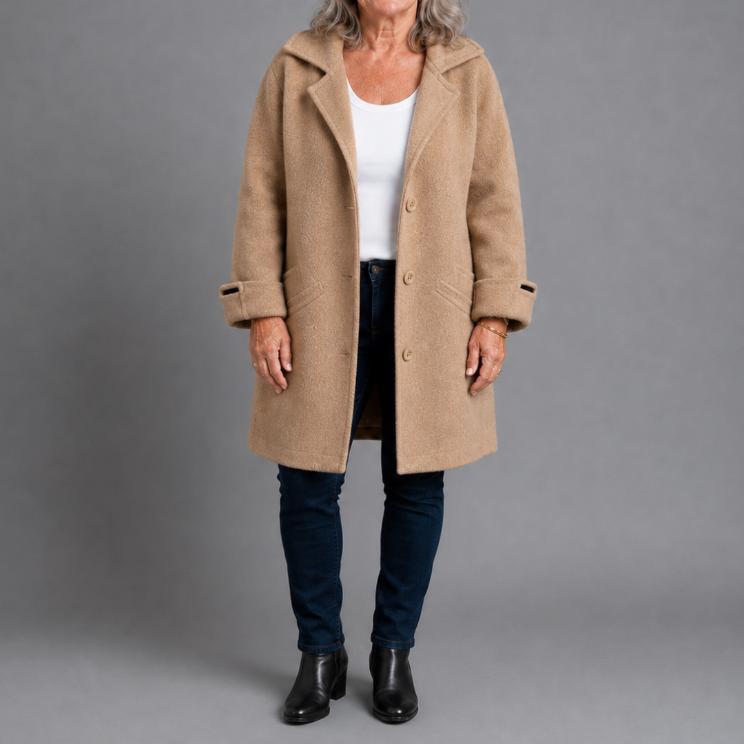 GWENDOLEN | BUTTONED COAT WITH POCKETS