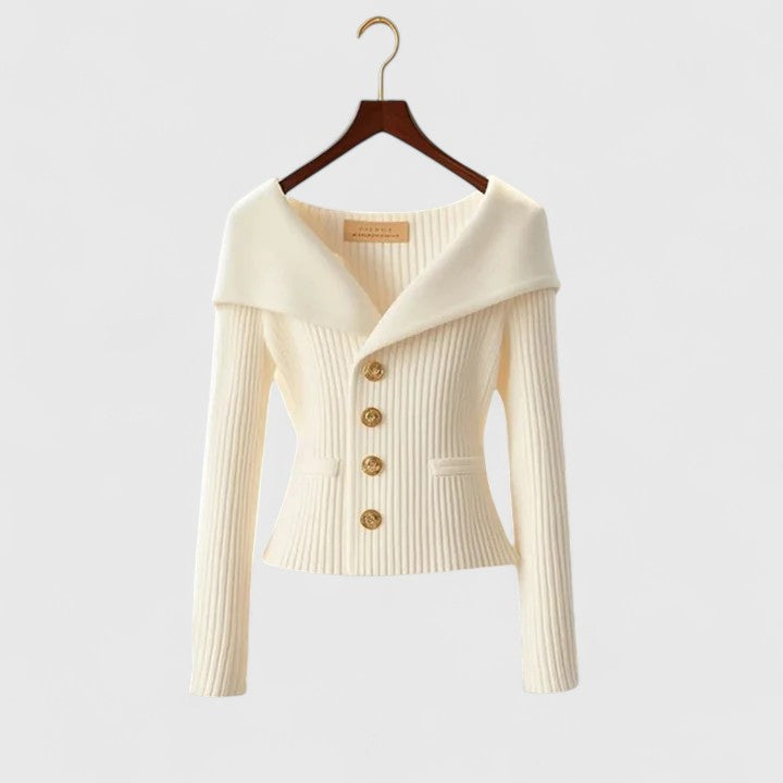Liza | Wide-Collar Gilet
