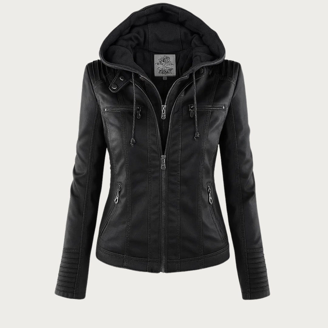 Sveva | Classic Vegan Leather Jacket
