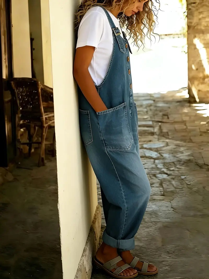 Kylora | Denim Muse Overalls