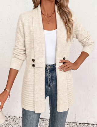 Aubrey | Open-Front Cardigan with Shaped Waist