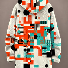 Eliana | Modern Mosaic Hooded Jacket