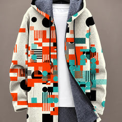 Camille | Modern Patchwork Hooded Jacket