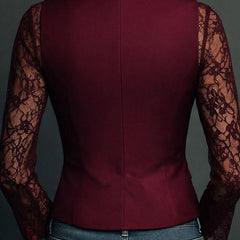 Noemi | Jacket with Semi-Transparent Sleeves