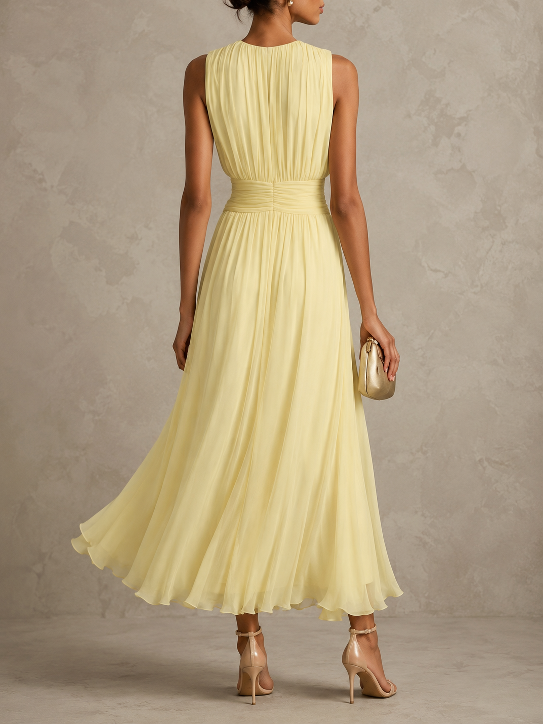 Chayna | Sleeveless Midi Dress