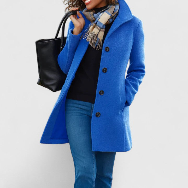 Claire | Classic Single-Breasted Coat