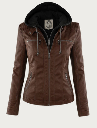 Sveva | Classic Vegan Leather Jacket