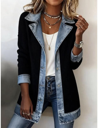 Celine | Contrast-Trim Tailored Jacket